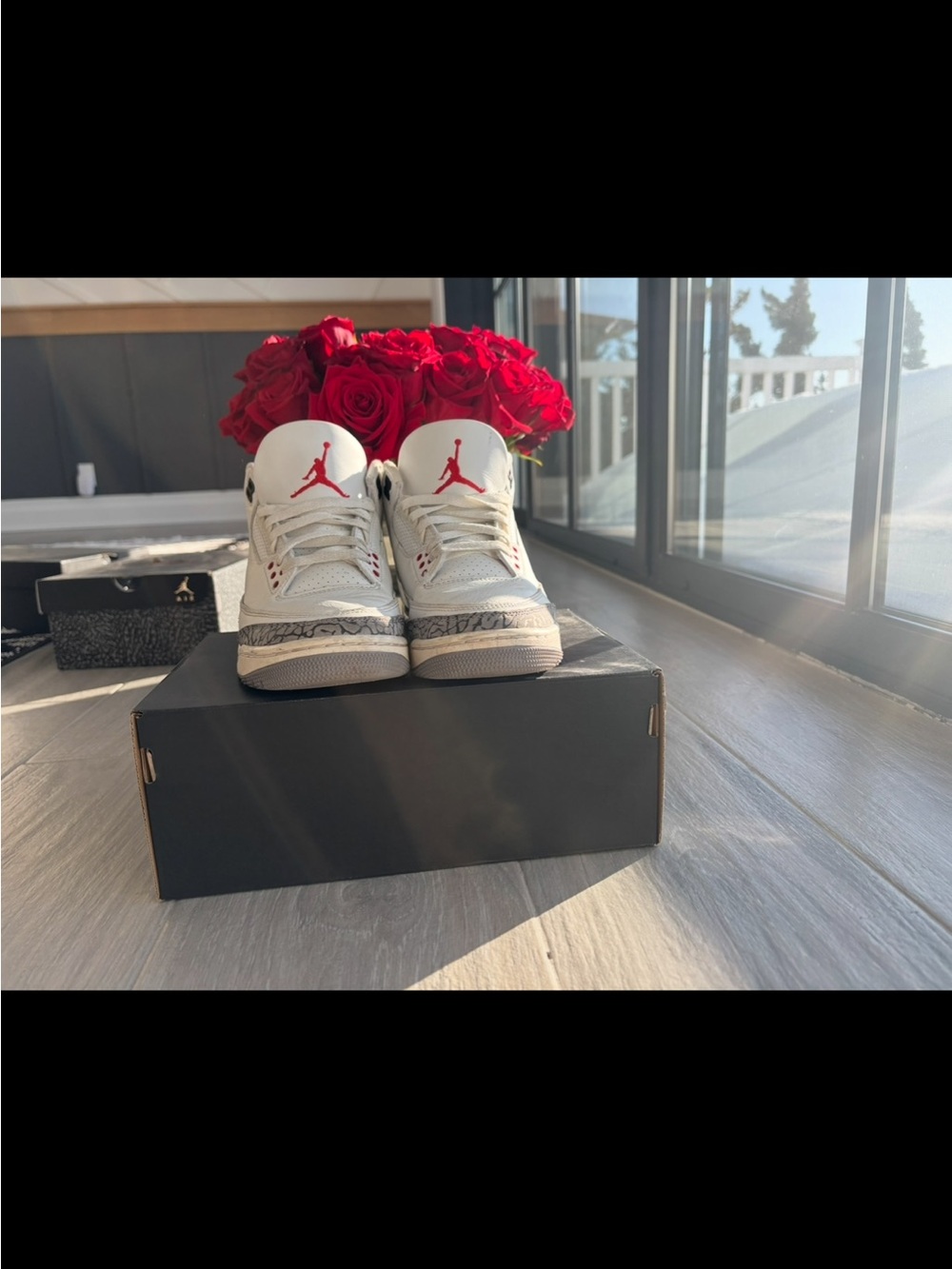 Nike Kids' White and Red Air Sneakers